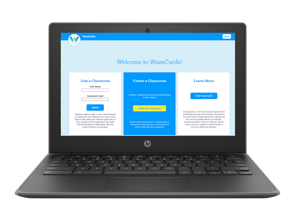 WazzCards Quizzes & Chromebook Special Offer